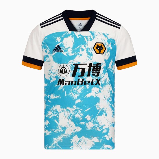 Tailandia Camiseta Wolves 2ª Kit 2020 2021 Blanco